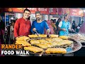 Rander ramzan food walk i flavors of burma in surat i rangooni paratha khawsa silver  foil chicken