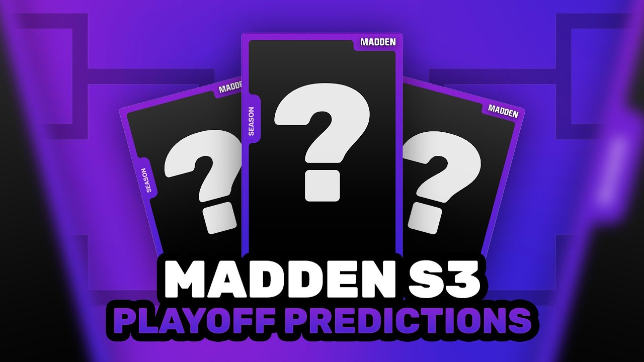 Прогнозы на плей-офф третьего сезона Madden 26 от 1V1ME! 🔥