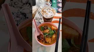 槟城中路美食中心咖啡冰咖喱面午餐 Penang Lorong Madras Food Court Curry Mee Kopi Pen Lunch