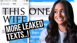 More Leaked Text Messages  (Meghan Markle)