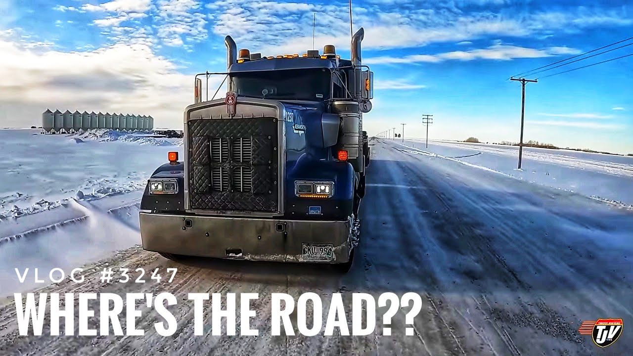 WHERE'S THE ROAD?? | My Trucking Life | Vlog #3247 - YouTube