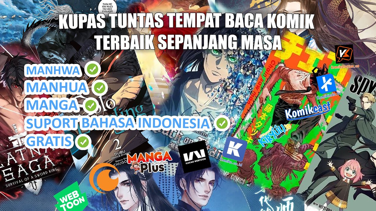 TEMPAT BACA KOMIK MANHWA , MANHUA , MANGA TERBAIK GRATIS DAN BERBAHASA INDONESIA