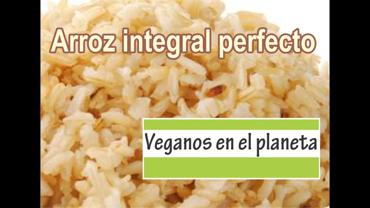 Arroz integral perfecto en olla exprés.