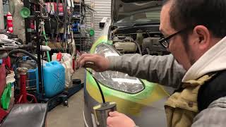 ヘッドライトスチーマー カルディナ AZT241 クリアリキッド