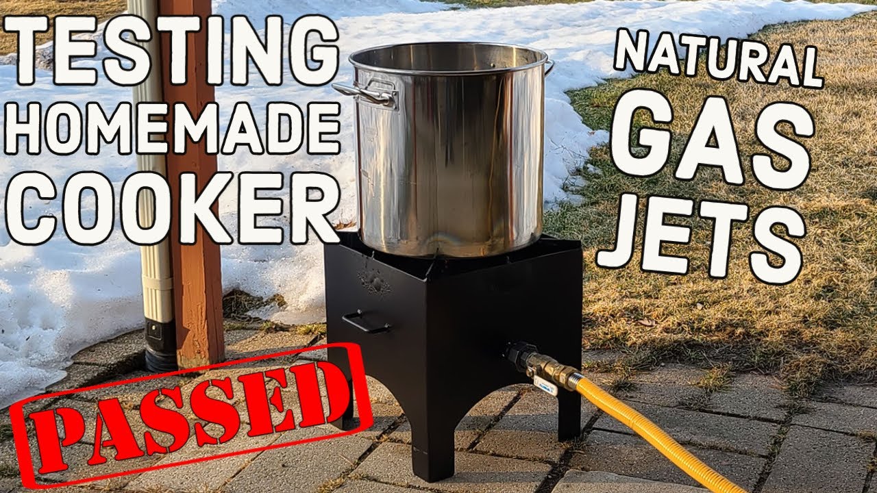 Outdoor Natural Gas Jet Burner Test YouTube