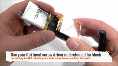 How to install a iPod Nano 2nd Generation Logic Board