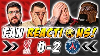 Liverpool Fans Gutted Reactions To Liverpool 0-2 Psg Champions League Fan Reactions