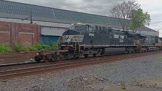 NS 4540 Leads Intermodal StackTrain Beautiful K5LA 