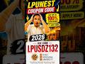 LPUNEST Coupon Code 2026 | Lpu 100% Scholarship | LPUNEST Form Filling | LPUNEST Exam2026 #lpunest