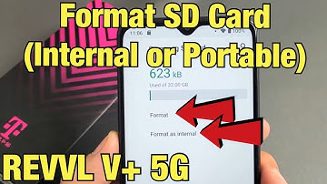 T-Mobile REVVL V+ 5G: How to Format SD Card as Internal or Portable