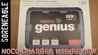 Noco Genius Gen3 Gen2 Onboard Smart waterproof Battery Charger use and review car boat auto marine by SORENEAGLE 24,094 views 8 years ago 3 minutes, 17 seconds