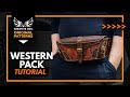 Leather Waist Bag DIY. how tomake Western Pack