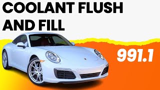 Porsche 991.1 Carrera Coolant Flush and Fill (2012  2016)