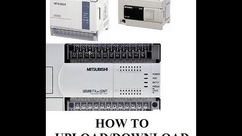 How to Upload/Download FX Series-PLC Using ICP CON||Sample Video
