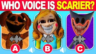 Guess the Monsters Voice! Who Voice is SCARIER? Poppy Playtime Chapter 3 & Smiling Critters