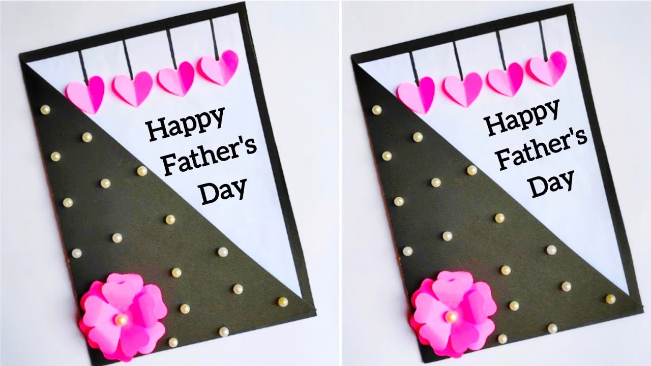 DIY - Happy Father's Day Card Making // how to make beautiful father's ...