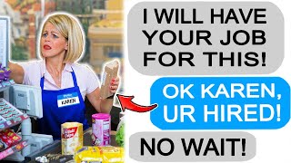 Karen Takes My Job, Ends Up REGRETTING IT! r\/EntitledPeople