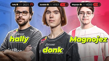 DONK + HALLY + MAGNOJEZ on FACEIT with Utility Guide, Multi POV & Voice Comms (Mirage)