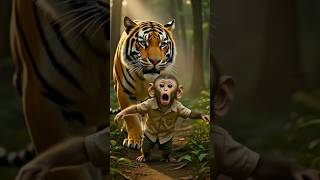 Monkey #JungleStory #EmotionalShorts #ShortsHindi #Motivation #AnimalHero #LifeLesson#youtubeshorts