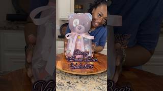 Valentine’s Boozy Bear 🎀🧸 #valentinesday #giftideas #giftbaskets #diy