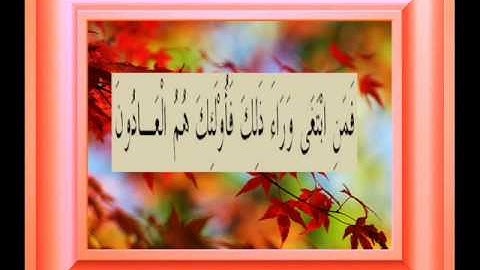 القران الكريم سورة المعارج الأية 31.wmv