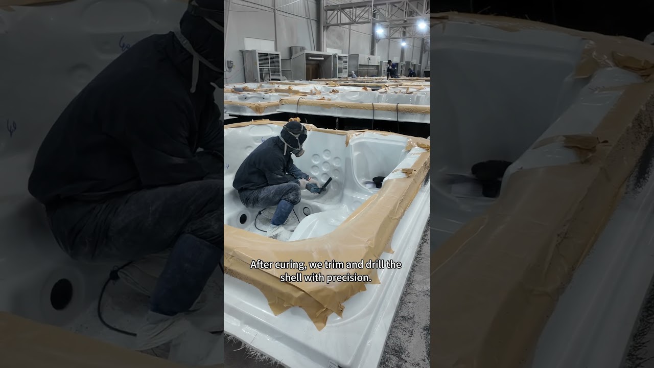 Ever wondered how a luxury hot tub is made? 👀