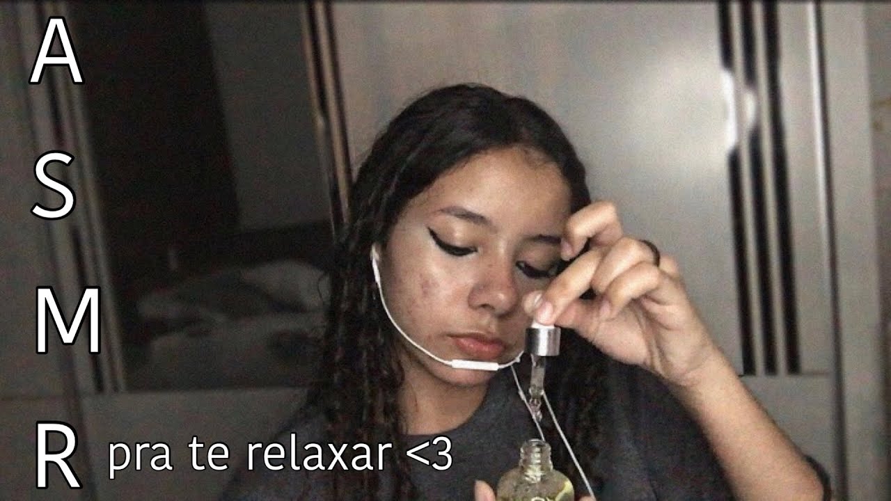 ASMR EM PORTUGUÊS SONS: tapping, pincel na tela, sons de boca, conta gotas, escova, sons de líquido