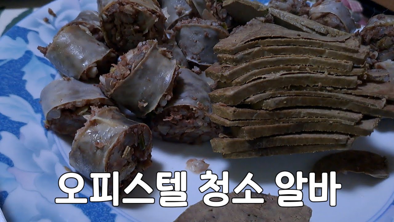 50대 주부/ 8개월 만에 청소 알바