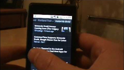 5 Nexus One 2.1 Apps on a Motorola DROID
