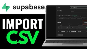 How to Import CSV to Supabase Database 2025 (QUICKLY)