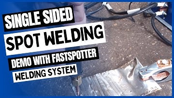 Single Sided Spot Welding Demo - Fastspotter 5.0 kva Portable Spot Welding Machine