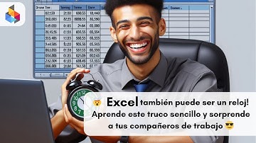 🕰️ ¡Crea un reloj en tiempo real en Excel! Nunca pierdas la noción del tiempo mientras trabajas ⏱️