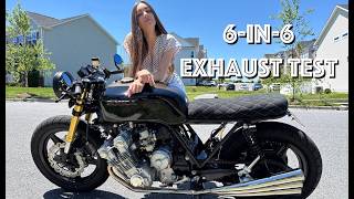 Legendary CBX 6-in-6 Pipemasters Exhaust - Sound Test