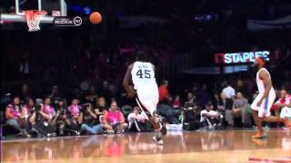 DeJuan Blair Nasty Dunk at the 2011 T-Mobile Rookie Challenge