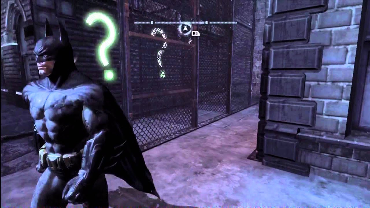 Batman Arkham City - Riddler trophy #7 in Amusement Mile - YouTube.