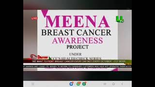 Meena Breast Cancer Campaign Launch, Bits Of Breast Cancer.