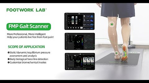 FMP gait scan--baropodometric platform--How to install gait scan