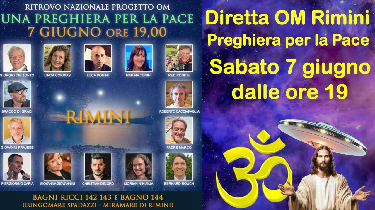 Diretta OM Rimini, Una Preghiera per la Pace - Sabato 7 giugno ore 19
