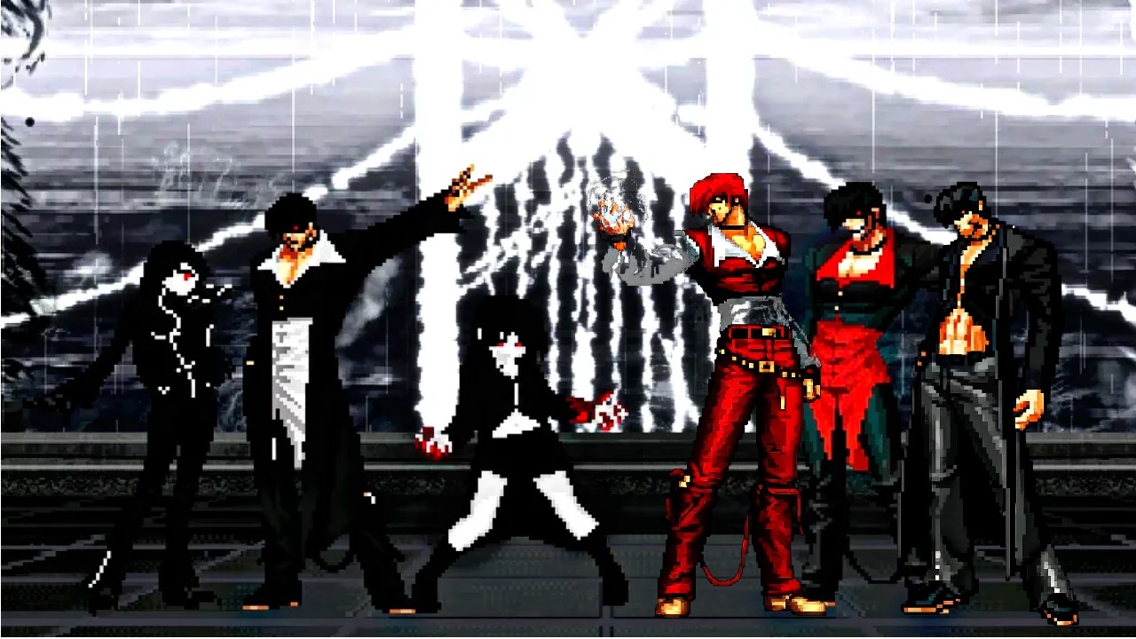 [KOF MUGEN] BF Yagami Remake vs Dimensity & Iori CTN LVL2 & Boss Red Lori