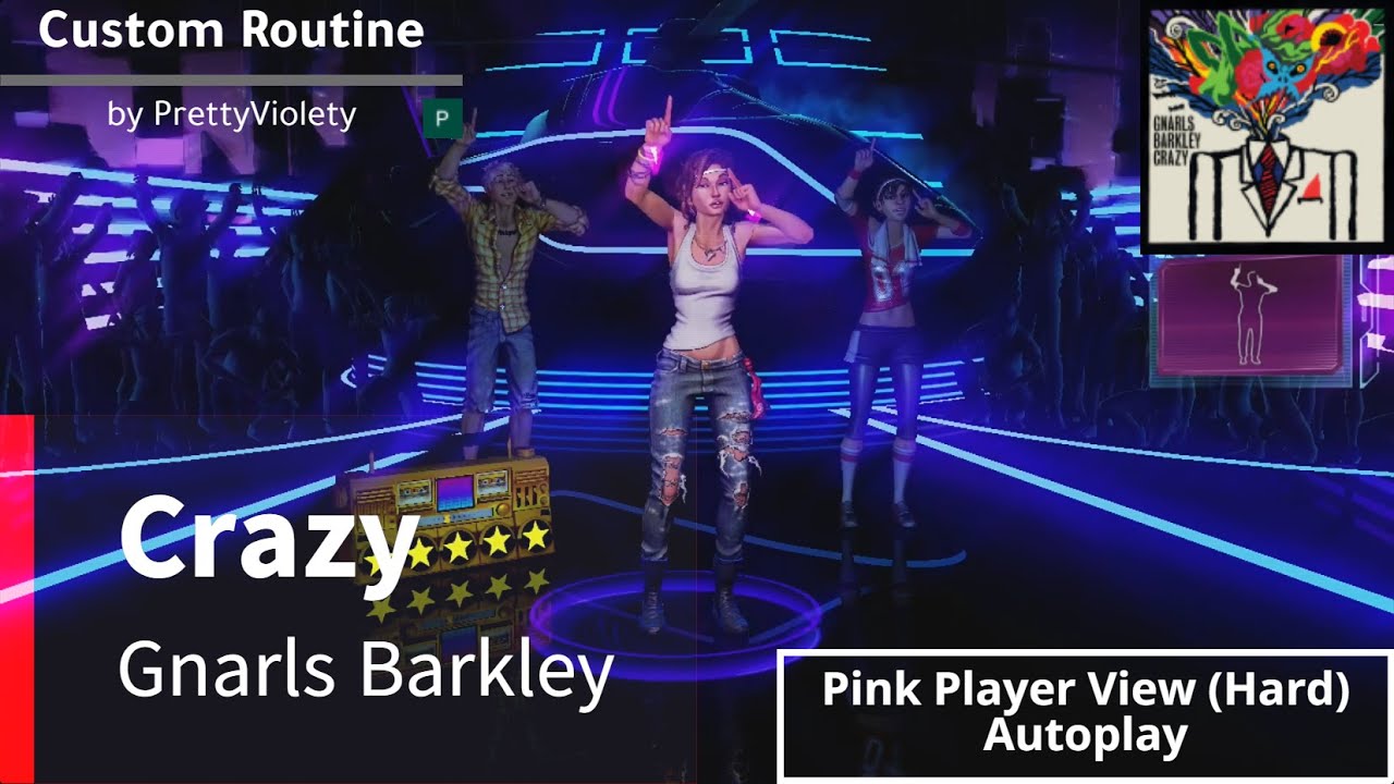 Dance Central 3 | Crazy - Gnarls Barkley (Pink Player View) (Autoplay)