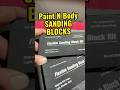This 7 piece sanding block kit for blocking mud, primer, paint for wood and metal.