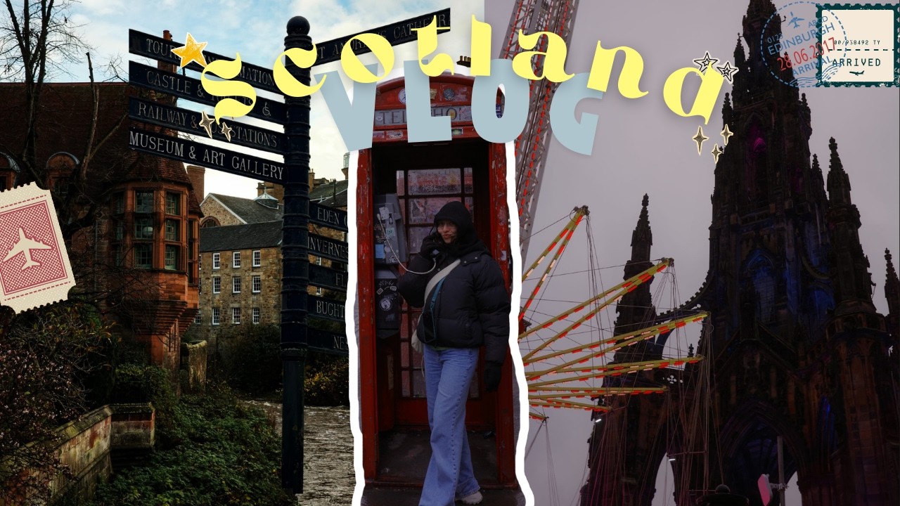 SCOTLAND VLOG| slow travel, junk journal & nostalgie