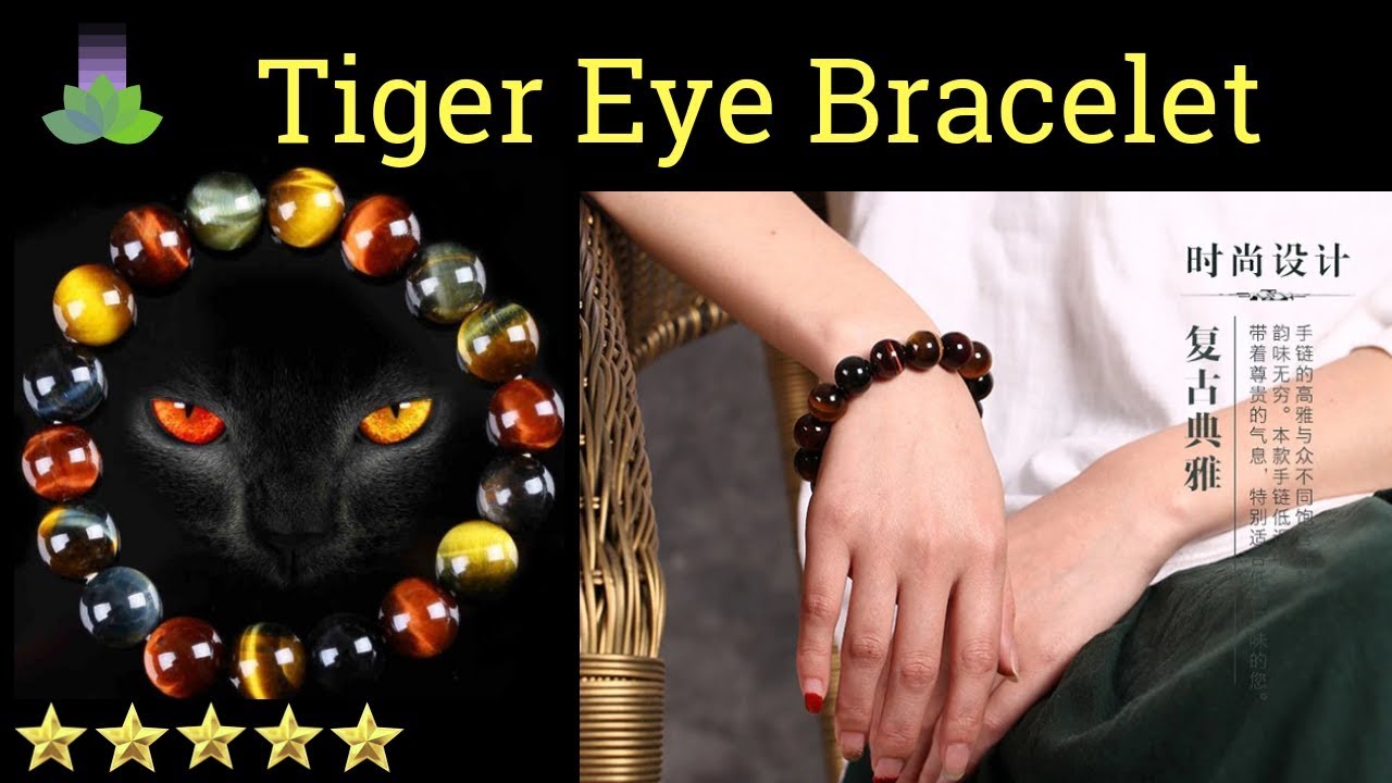Tiger Eye Bracelet Tiger Eye Stone Protection Bracelet YouTube