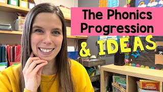Phonics Progression and Activities - Lessons Ideas and Manipulatives