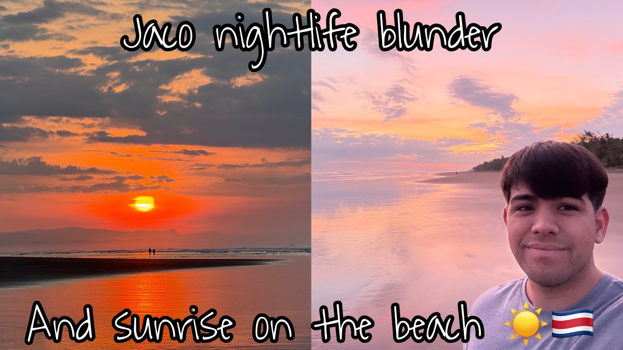 Travels: January, 2025 - Jaco nightlife blunder and sunrise on the beach ☀️🇨🇷