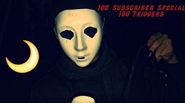 100 SUBSCRIBER SPECIAL 100 TRIGGERS ASMR - BLIND ASMR