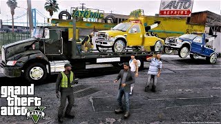 Repoing Ford F550 Tow Truck Wreckers From The Vagos Gang In GTA 5