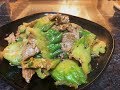 如何不愛半生瓜-[豉汁涼瓜炒牛肉]-廣東菜-Stir-fried Beef & Bitter Melon with Black Bean Sauce