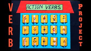 How To Make Verb TLM | English TLM For Primary School | #verbTLM