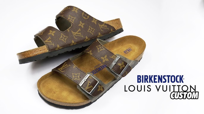 Louis Vuitton Bom Dia Mule vs Birkenstock ( mod shots with LV